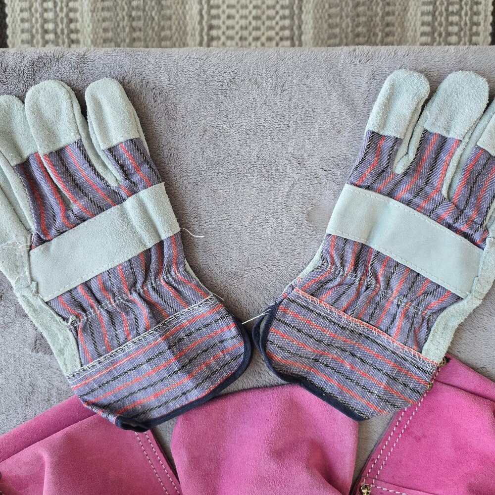 Utility tool pouch pink with gloves, NEW Gloves included - Picture 5 of 8